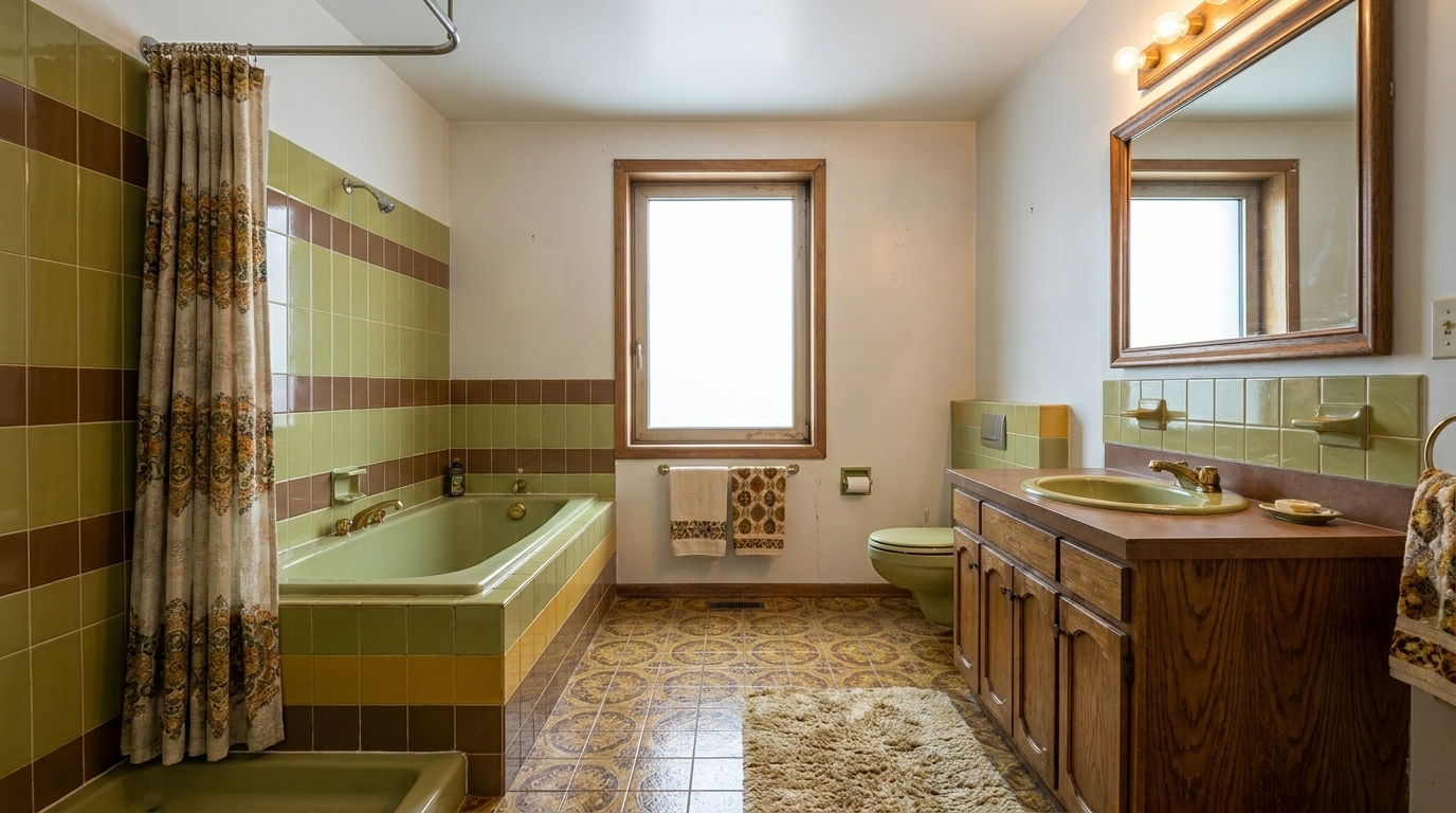 Altes Badezimmer